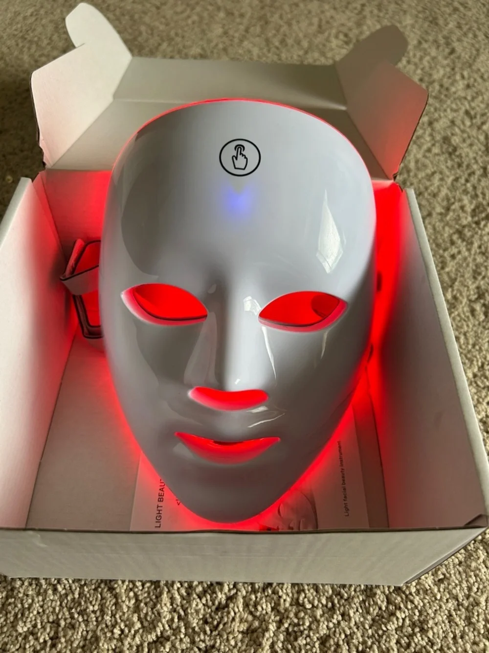 Led Light Therapy Facial Mask Skin Rejuvenation & Acne Treatment
